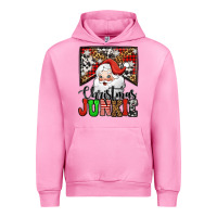 Fuchsia Pink Christmas junkie Santa Claus Urban Hoodie - Jasminsmagicworld