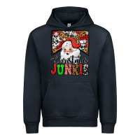 Navy Christmas junkie Santa Claus Urban Hoodie - Jasminsmagicworld