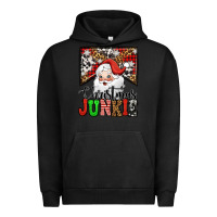 Pigment Black Christmas junkie Santa Claus Urban Hoodie - Jasminsmagicworld