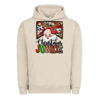 Pigment French Oak Christmas junkie Santa Claus Urban Hoodie - Jasminsmagicworld