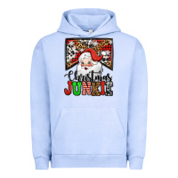Pigment Grape Ice Christmas junkie Santa Claus Urban Hoodie - Jasminsmagicworld