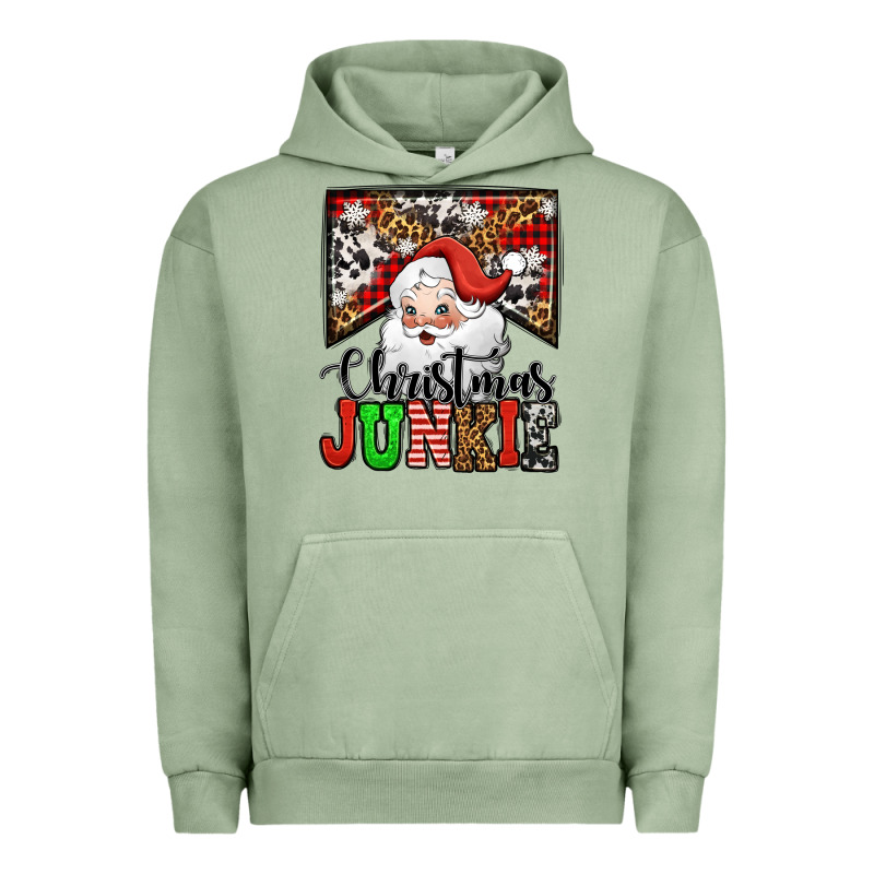 Christmas Junkie Santa Claus Urban Hoodie by Jasminsmagicworld | Teevron