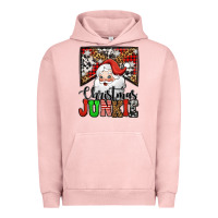 Pigment Salmon Christmas junkie Santa Claus Urban Hoodie - Jasminsmagicworld