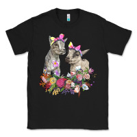 Black floral baby goats Classic Tee - RanaPortraitStore