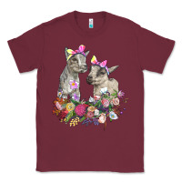 Burgundy floral baby goats Classic Tee - RanaPortraitStore