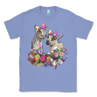 Colony Blue floral baby goats Classic Tee - RanaPortraitStore