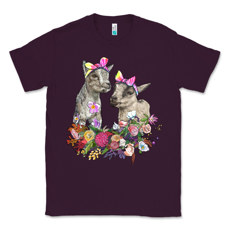 Floral Baby Goats Classic Tee by RanaPortraitStore | Teevron