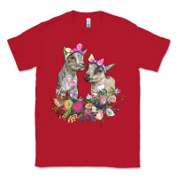 Red floral baby goats Classic Tee - RanaPortraitStore
