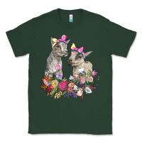 Sports Green floral baby goats Classic Tee - RanaPortraitStore