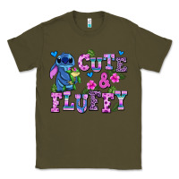 Army Green cute and fluffy stitch Classic Tee - AdoDesignShop