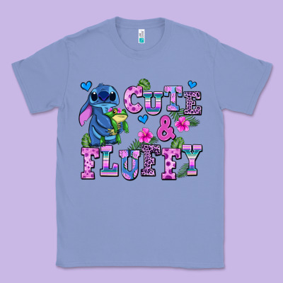 Cute And Fluffy Stitch Classic Tee Designed By Adodesignshop