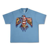 Pebble Blue thunderbird usa Urban Heavy Tee - BarkalooDesign