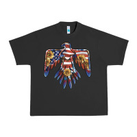 Pigment Black thunderbird usa Urban Heavy Tee - BarkalooDesign