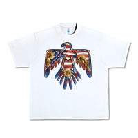 White thunderbird usa Urban Heavy Tee - BarkalooDesign