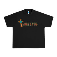 Black thankful pumpkin cross Urban Heavy Tee - RanaPortraitStore