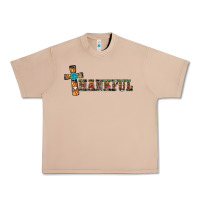 Thankful Pumpkin Cross Urban Heavy Tee | Teevron
