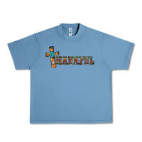 Pebble Blue thankful pumpkin cross Urban Heavy Tee - RanaPortraitStore