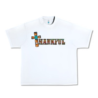 White thankful pumpkin cross Urban Heavy Tee - RanaPortraitStore