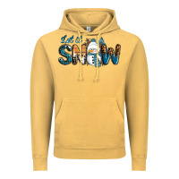 Vintage Mustard Let It Snow Snowman Vintage Hoodie - RanaPortraitStore