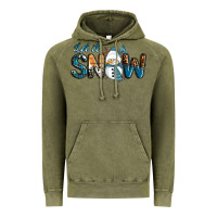 Vintage Olive Let It Snow Snowman Vintage Hoodie - RanaPortraitStore