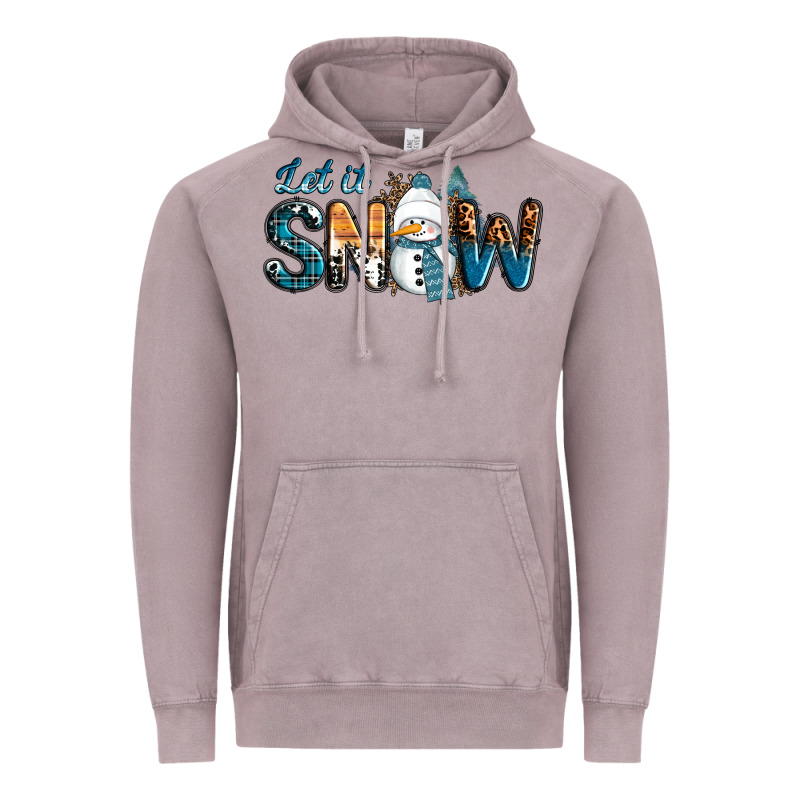 Let It Snow Snowman Vintage Hoodie by RanaPortraitStore | Teevron