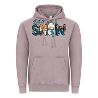 Vintage Zinc Let It Snow Snowman Vintage Hoodie - RanaPortraitStore