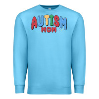 Ocean Blue autism mom Premium Sweatshirt - MaliasSmallBusiness