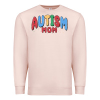 Pale Pink autism mom Premium Sweatshirt - MaliasSmallBusiness