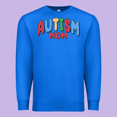 Autism Mom Premium Sweatshirt Designed By Maliassmallbusiness