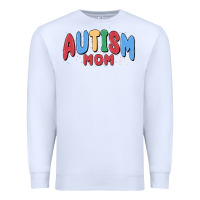 White autism mom Premium Sweatshirt - MaliasSmallBusiness