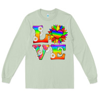 Matcha love and sunflower Long Sleeve Tee - HRA Design Shop