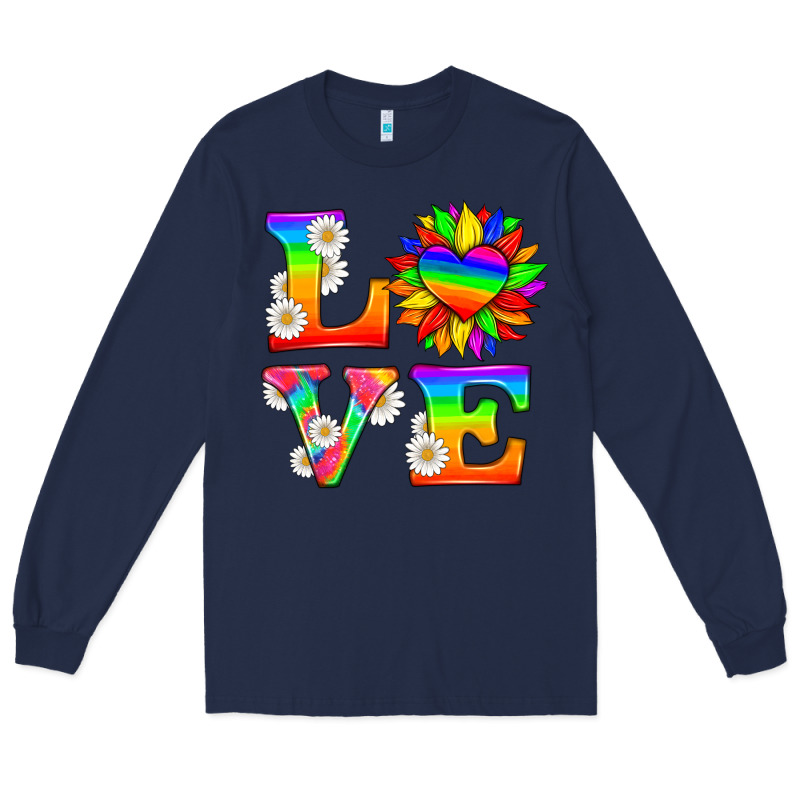 Love And Sunflower Long Sleeve Tee by HRA Design Shop | Teevron