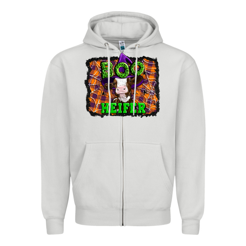 Boo Heifer Halloween Zipper Hoodie by Artiststas | Teevron