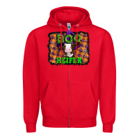 Red Boo heifer halloween Zipper Hoodie - Artiststas