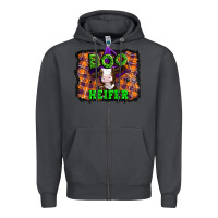 Smoke Boo heifer halloween Zipper Hoodie - Artiststas