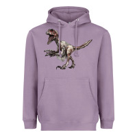 Lavender Deinonychus Heavyweight Hoodie - LillyAllenDesigns