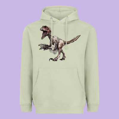 Deinonychus Heavyweight Hoodie Designed By Lillyallendesigns