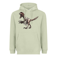 Matcha Deinonychus Heavyweight Hoodie - LillyAllenDesigns