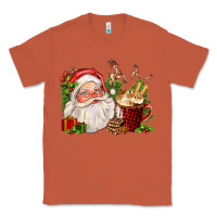 Copper santa and hot cocoa cup Classic Tee - FaDigitalArtStudio