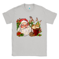 Moon Dust santa and hot cocoa cup Classic Tee - FaDigitalArtStudio