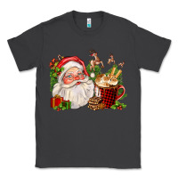 Smoke santa and hot cocoa cup Classic Tee - FaDigitalArtStudio