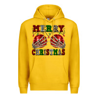 Lemon Merry Christmas skeleton hands boobs Premium Hoodie - NancyCooperArtShop