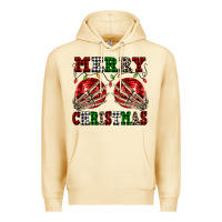 Pina Colada Merry Christmas skeleton hands boobs Premium Hoodie - NancyCooperArtShop