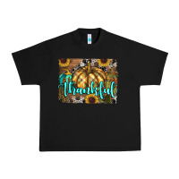 Black thankful pumpkin Urban Heavy Tee - RanaPortraitStore