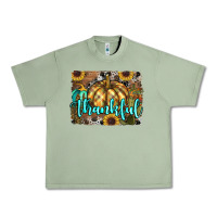 Oil Green thankful pumpkin Urban Heavy Tee - RanaPortraitStore