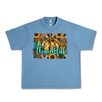Pebble Blue thankful pumpkin Urban Heavy Tee - RanaPortraitStore