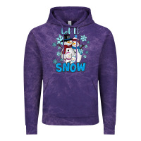 Cloud Purple Let It Snow Vintage Hoodie - RanaPortraitStore