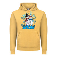 Vintage Mustard Let It Snow Vintage Hoodie - RanaPortraitStore