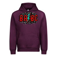 Mauve Wine lightning bolt babe Urban Hoodie - Jasminsmagicworld