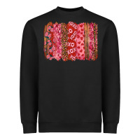 Valentine's Day Brushstrokes With Roses Heavyweight Sweatshirt | Teevron